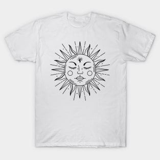 Minimalist Boho Sun T-Shirt